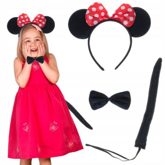 Minnie Mouse Taç Kuyruk Papyon Gösteri Seti